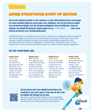 Verkeersles van de ANWB